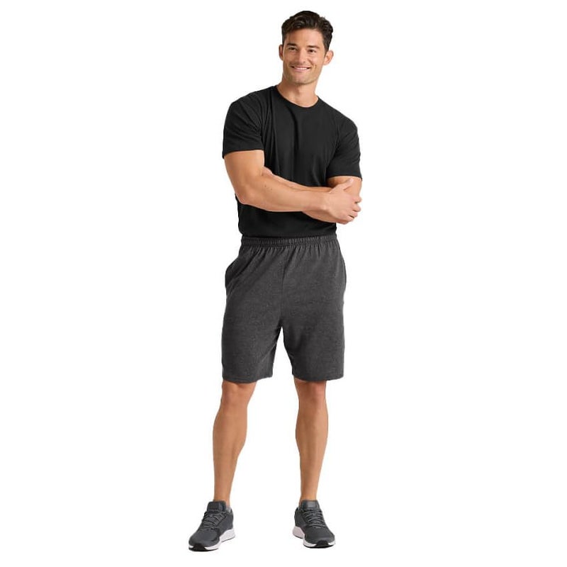 Soffe Men's Classic Cotton Pocket Short Black Small - Image 4