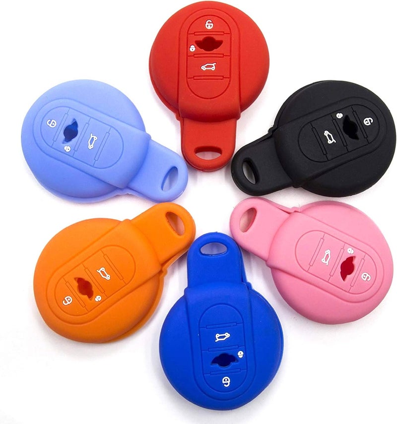 LIGHTKOREA Silicone Smart Key Case Cover For New Mini Cooper 3th Generation F55 F56 Club Man Country Man - Image 1