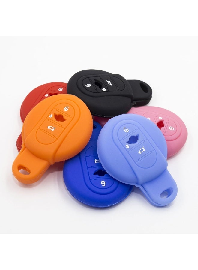 LIGHTKOREA Silicone Smart Key Case Cover For New Mini Cooper 3th Generation F55 F56 Club Man Country Man - Image 3