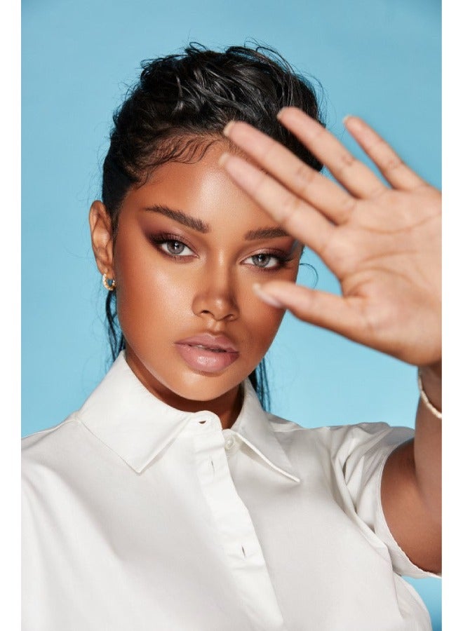 Bella One Day Rose Wood Pack Of 10 Daily Disposable Colored Contact Lenses Unisex Cosmetic Contact Lenses - Image 2