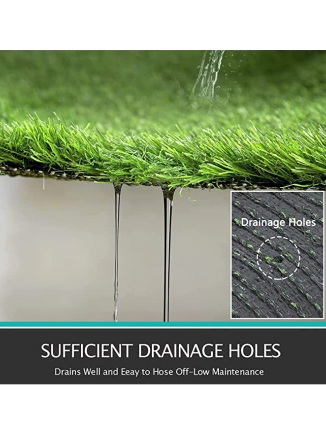 HOME TASTE - 2 X 6 Meter Artificial Grass Carpet for Indoor Outdoor Garden Lawn Landscape Synthetic Turf Mat with Drain Holes - Image 1
