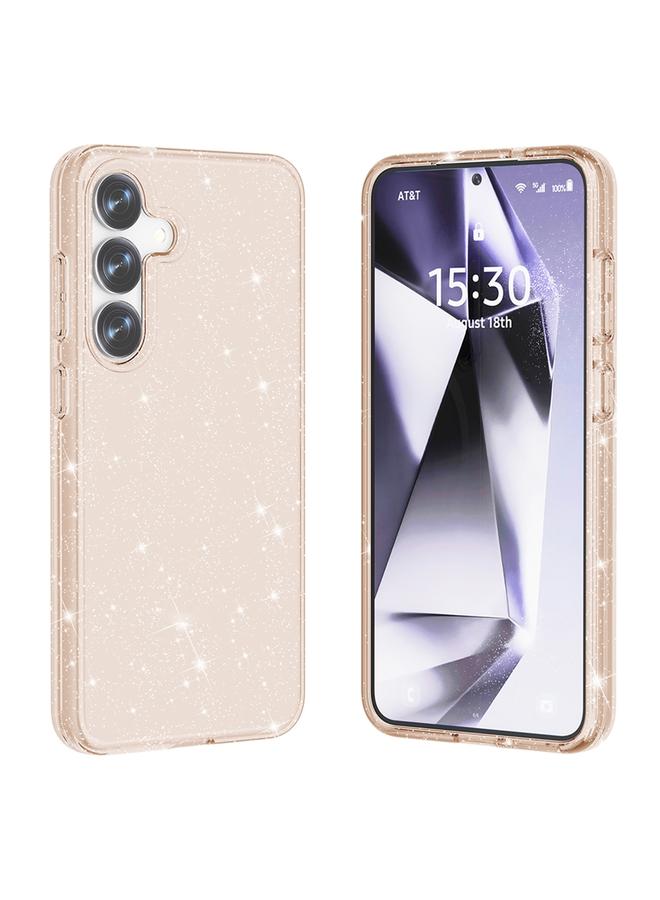 اس-توب جراب لهاتف Samsung Galaxy S25 5G، جراب هاتف Terminator Glitter Powder مقاوم للصدمات - Image 1