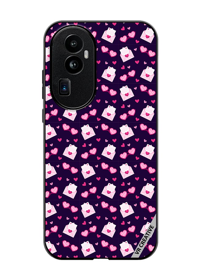 VR CREATIVE Protective Case Cover For Oppo Reno 10 Pro Plus Love Pattern Design Multicolour - Image 1