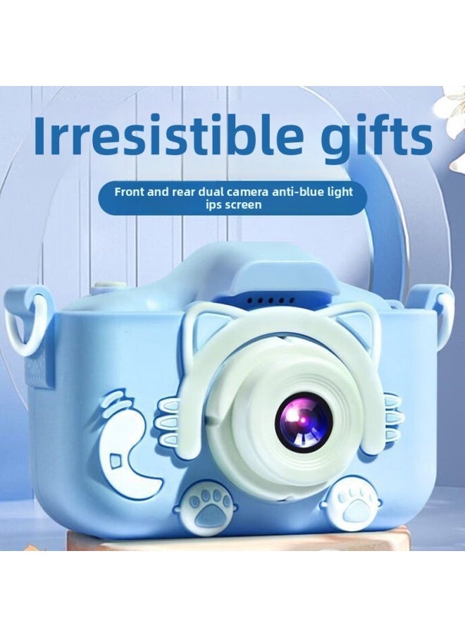 Generic Kids Camera HD Toy Photographable Girl Birthday Gift Digital Camera-Body Color:Dual Camera 9600w Monster Blue + 128g + Can Be Connected To Mobile Phone  - Image 4