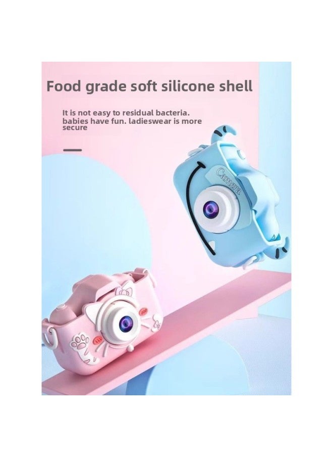 Generic Kids Camera HD Toy Photographable Girl Birthday Gift Digital Camera-Body Color:Dual Camera 9600w Monster Blue + 128g + Can Be Connected To Mobile Phone  - Image 5