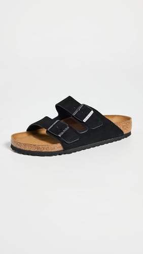 Birkenstock Arizona Soft Footbed Black Suede Regular Width - EU Size 39 / Women's US Size 8-8.5 - Image 2