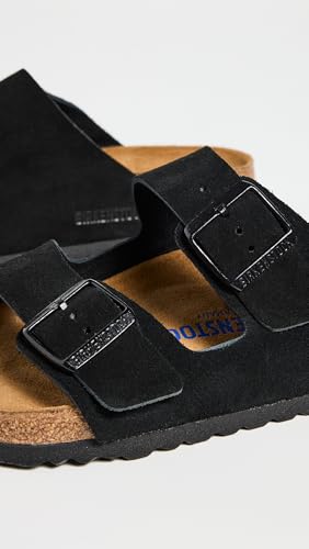 Birkenstock Arizona Soft Footbed Black Suede Regular Width - EU Size 39 / Women's US Size 8-8.5 - Image 4