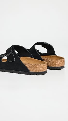 Birkenstock Arizona Soft Footbed Black Suede Regular Width - EU Size 39 / Women's US Size 8-8.5 - Image 3