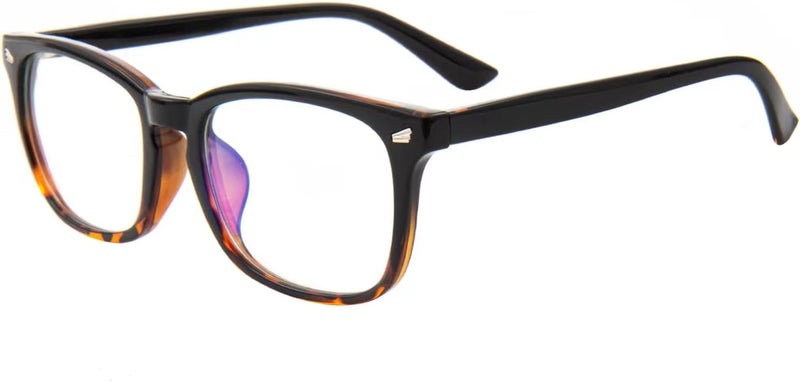 MAXJULI Blue Light Blocking Glasses,Computer Reading/Gaming/TV/Phones Glasses for Women Men(Black/Leopard) - Image 2