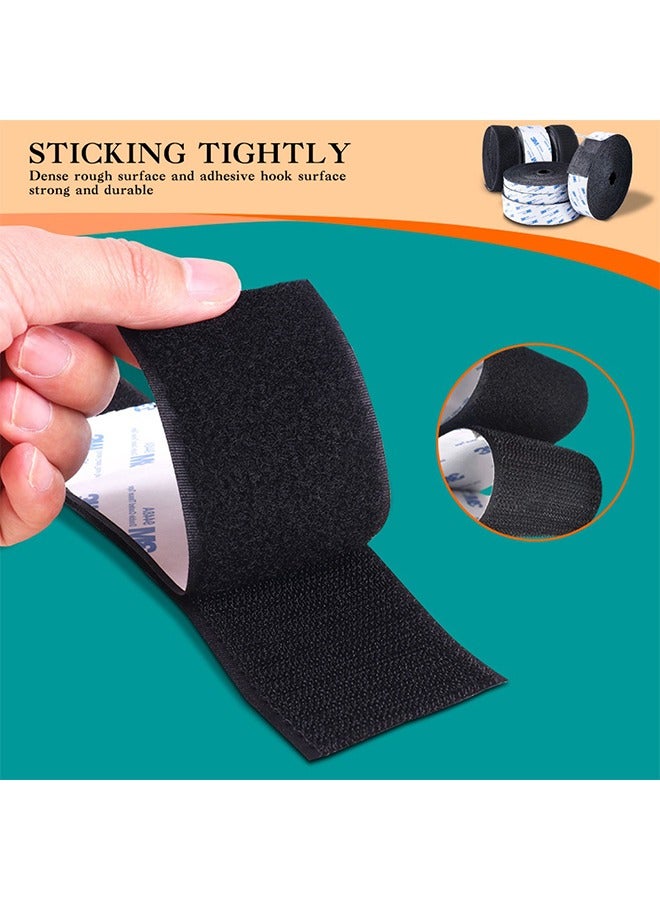Self Adhesive Back Velcro Tape, Durable Hook Loop Tape, Sticky Hook And Loop Strip Tape, Heavy Duty Reusable Double Sided Adhesive Back Fastening Tape/12.5mm*1m - Image 3