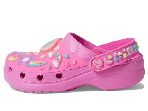 Skechers Girls Heart Charmer-Girly Land Clog, Hot Pink/Multi, 5 Toddler - Image 4