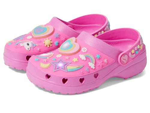 Skechers Girls Heart Charmer-Girly Land Clog, Hot Pink/Multi, 5 Toddler - Image 1