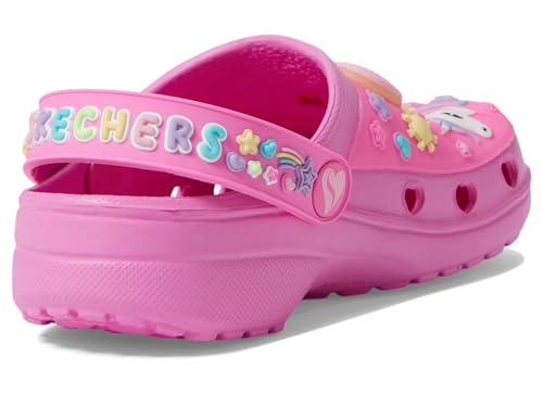 Skechers Girls Heart Charmer-Girly Land Clog, Hot Pink/Multi, 5 Toddler - Image 5