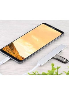 Generic Jh-112 USB C Hub 3 Port USB 3.0 - Aluminum Alloy - Ultra Slim White  - Image 3