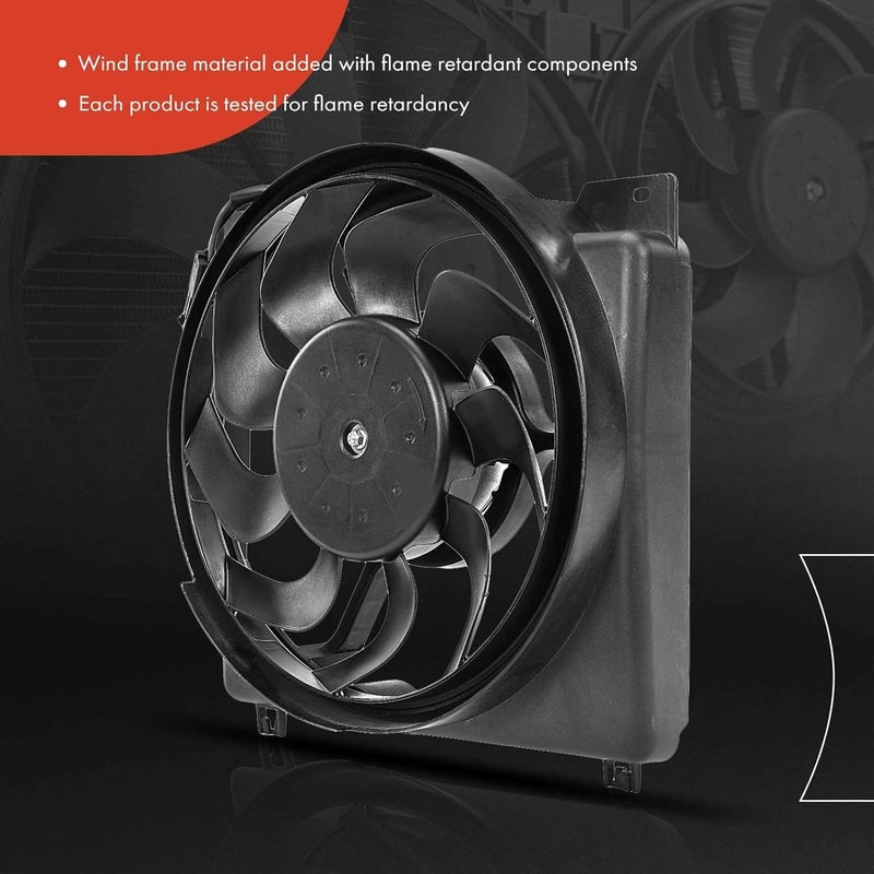 A-Premium Engine Radiator Cooling Fan Assembly for Jeep Cherokee, Comanche, and Wagoneer - Image 3