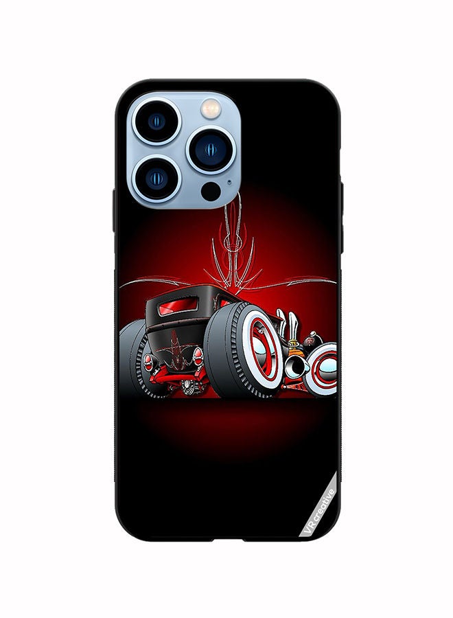 VR CREATIVE Protective Case Cover For Apple iPhone 14 Pro Car Design Multicolour - Image 1