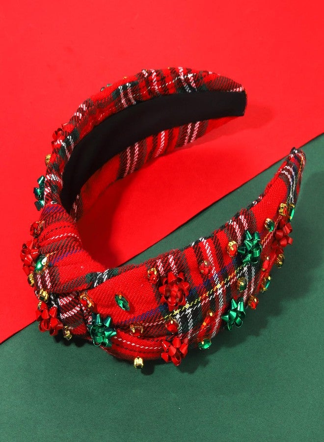 سيالكسهيني طوق رأس لعيد الميلاد، أطواق رأس لعيد الميلاد للنساء، أطواق رأس منقوشة، أطواق شعر للعطلات للنساء، ملابس عيد الميلاد، هدايا حفلات العطلات، هدايا العطلات، سترات قبيحة (النمط ج) - Image 3