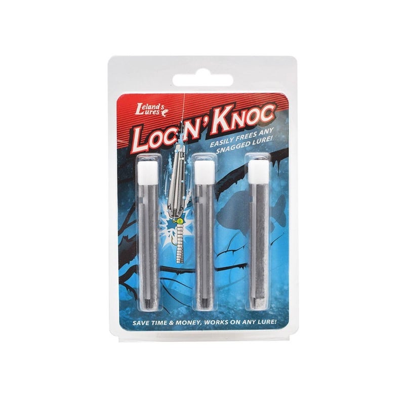 Trout Magnet Loc N Knoc Fishing Lure Retriever Tool for Fishing Lures and Baits, Easily Frees Any Snagged Lure, Pack of 3 - Image 1