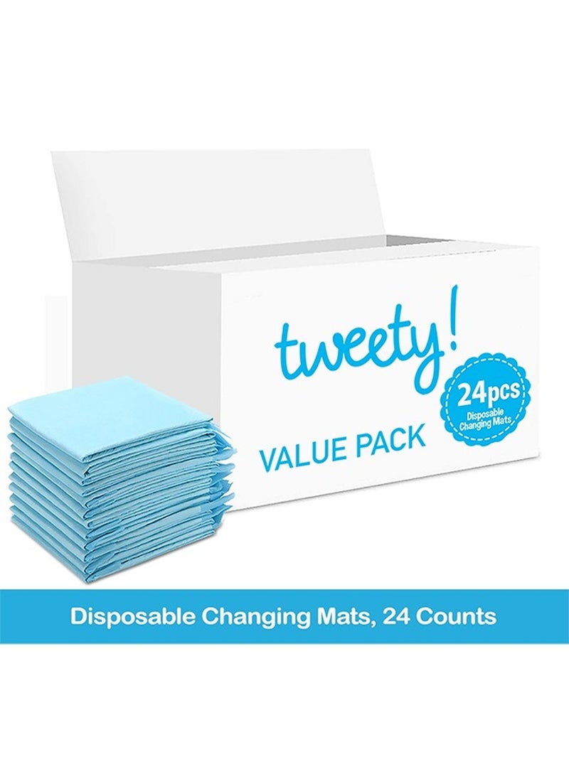 Tweety Tweety Disposable Changing Mats 24 Counts  - Image 2