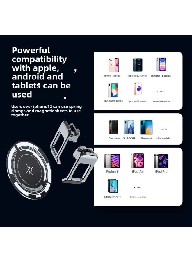 MEMO Rice Ink Icing Mobile Phone Radiator Magnetic Back Clip Universal CX07 Chicken Eating Artifact Removable-Color:CX07  - Image 5