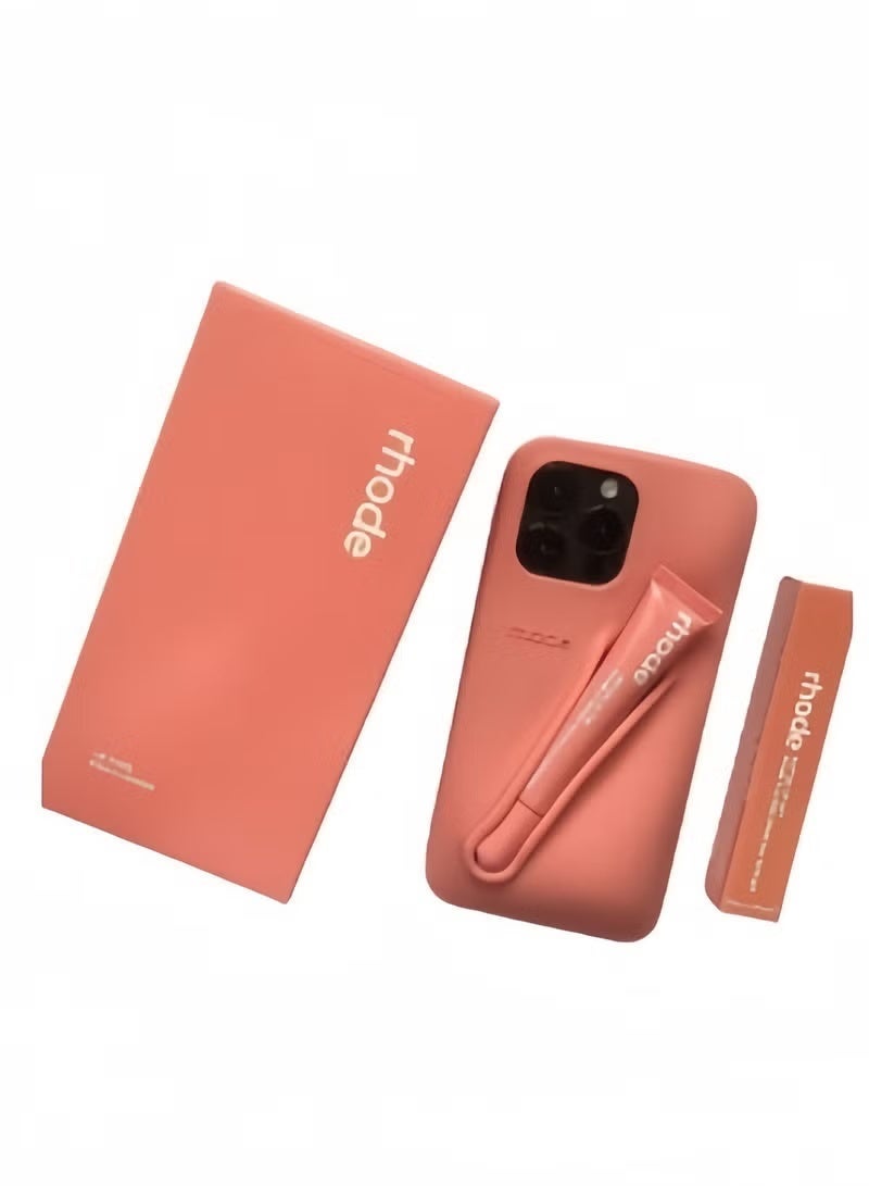 rhode Silicone Lip Holder for Cell Phone, Lip Gloss Adhesive Sleeve for Phone, Lip Holder Stick-on Phone Case, Back Stick On Holder for iPhone Phones - Image 3