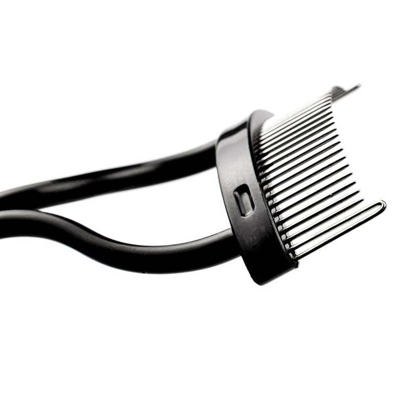 Eyelash Comb Brush Curler Mascara Applicator Stainless Steel Pins ABS Handle Cosmetic Makeup Tools - Image 5