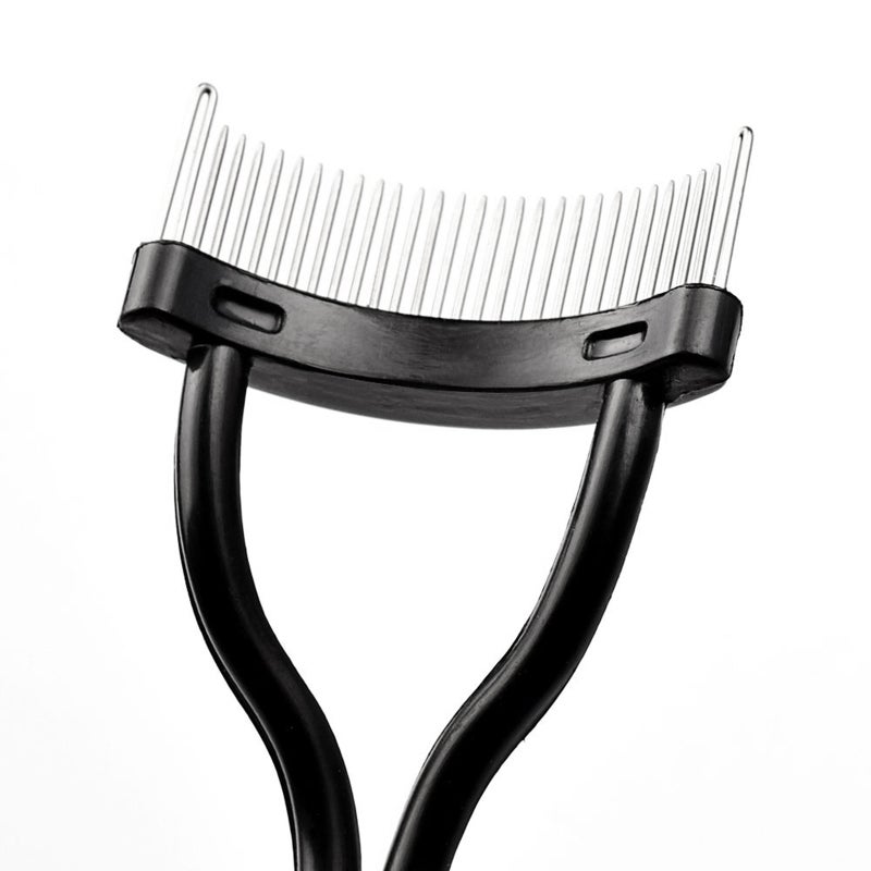 Eyelash Comb Brush Curler Mascara Applicator Stainless Steel Pins ABS Handle Cosmetic Makeup Tools - Image 4