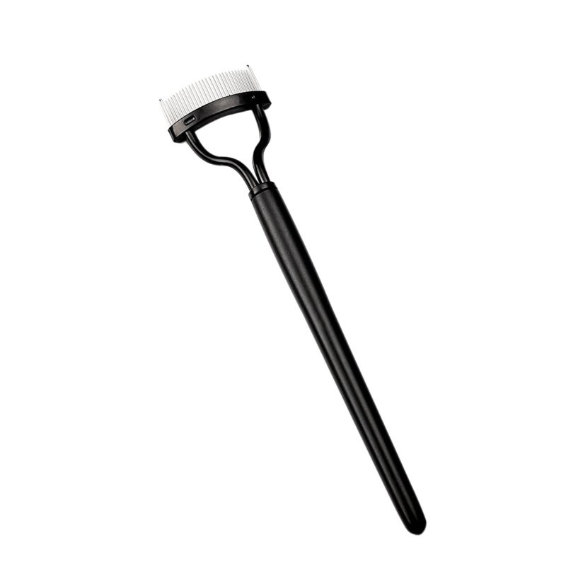 Eyelash Comb Brush Curler Mascara Applicator Stainless Steel Pins ABS Handle Cosmetic Makeup Tools - Image 1