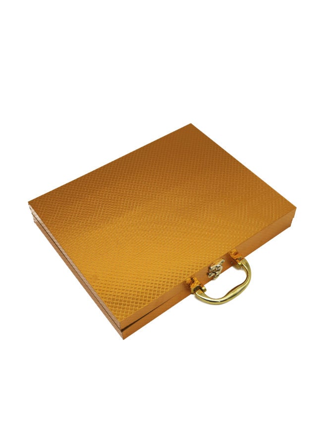 ريفان مجموعة من 24 قطعة من أدوات المائدة الفضية المصنوعة من الفولاذ المقاوم للصدأ ، أطقم أدوات المائدة ، سكين ، شوكة ، ملعقة ، ملعقة شاي ذهبي - Image 4