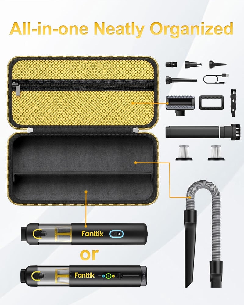 ProCase Hard Case for Fanttik Slim V8 Apex/V8 Mate/V10 Apex/V10 Mate Cordless Car Vacuum - Portable Organizer - Image 2