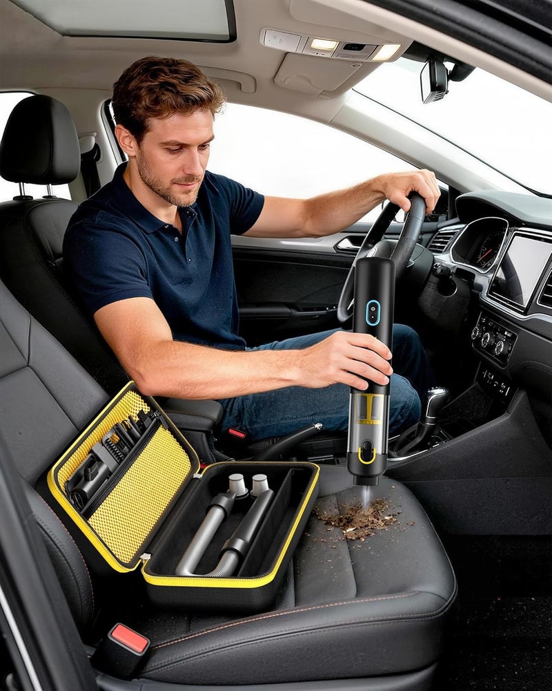 ProCase Hard Case for Fanttik Slim V8 Apex/V8 Mate/V10 Apex/V10 Mate Cordless Car Vacuum - Portable Organizer - Image 3