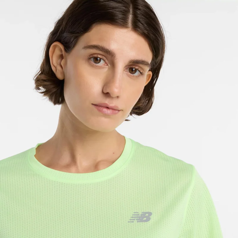New Balance Afterglow Heather Women's RC Essential T-Shirt for Women | Best Price UAE