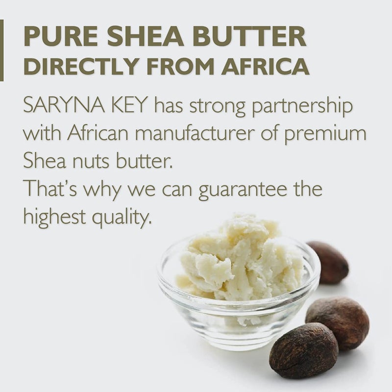 Saryna Key Damage Repair Treatment Butter Mask - African Shea Butter for Dry Hair Treatment - Rejuvenating Butter Moisturizer with Natural Keratin and Vitamins A, E, F (500ml/16.9oz + Hand Cream) - Image 2