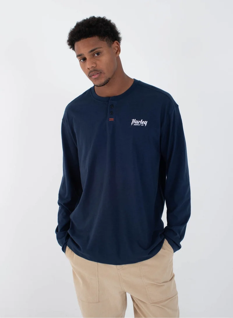 Hurley MERCHANT HENLEY LS