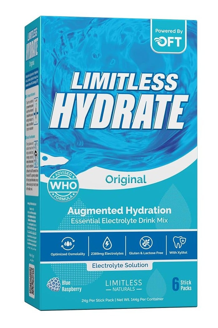 LIMITLESS Hydrate Blueberry - 6 packets