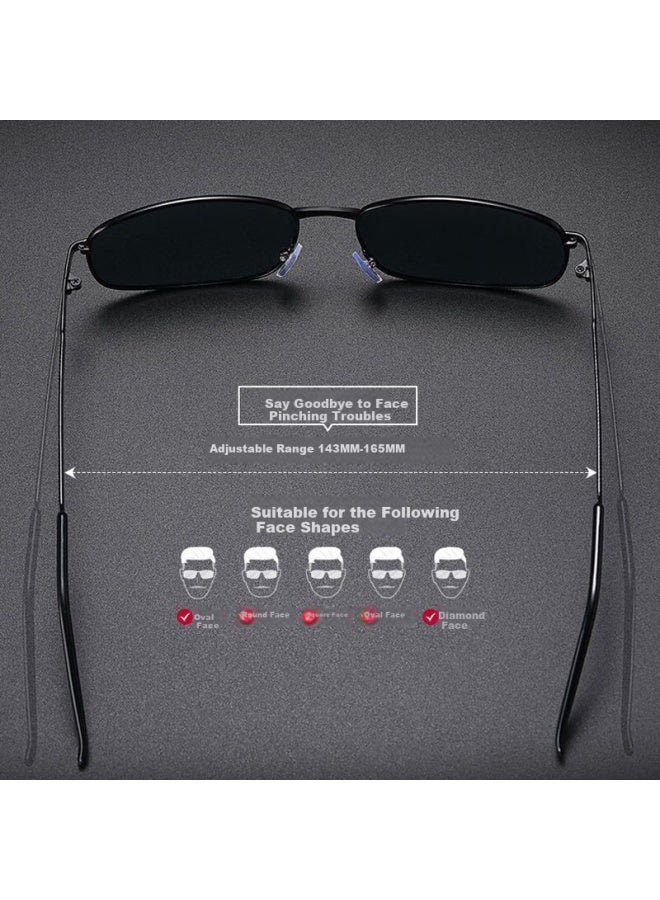 Lovedru Ralph Drew Square Polarized Sungl Men Driving Gl Women Shades Uv400 Protection 2409 - Image 4