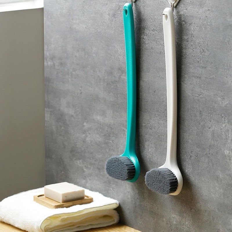 Long Handle Bath Brush Exfoliating Body Scrubber Soft Bristle Back Scrubber Random Color - Image 5