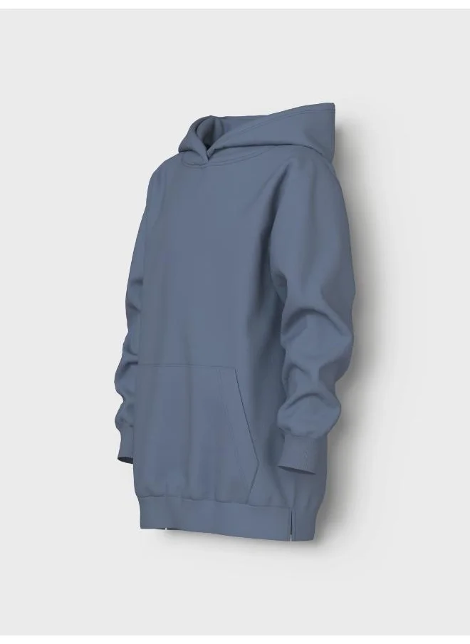 نيم ات Kids Pocket Detail Hoodie