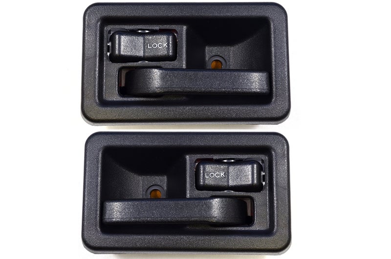 PT Auto Warehouse CH2833ADP Interior Inside Door Handle Black LeftRight Pair Replaces 55029579 55029578 55176476AB 55176477AB T0650326