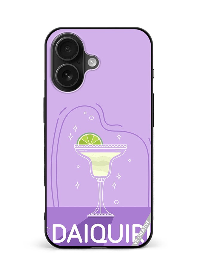 Protective Case Cover For Apple iPhone 16 Plus Daiquiri Design Multicolour