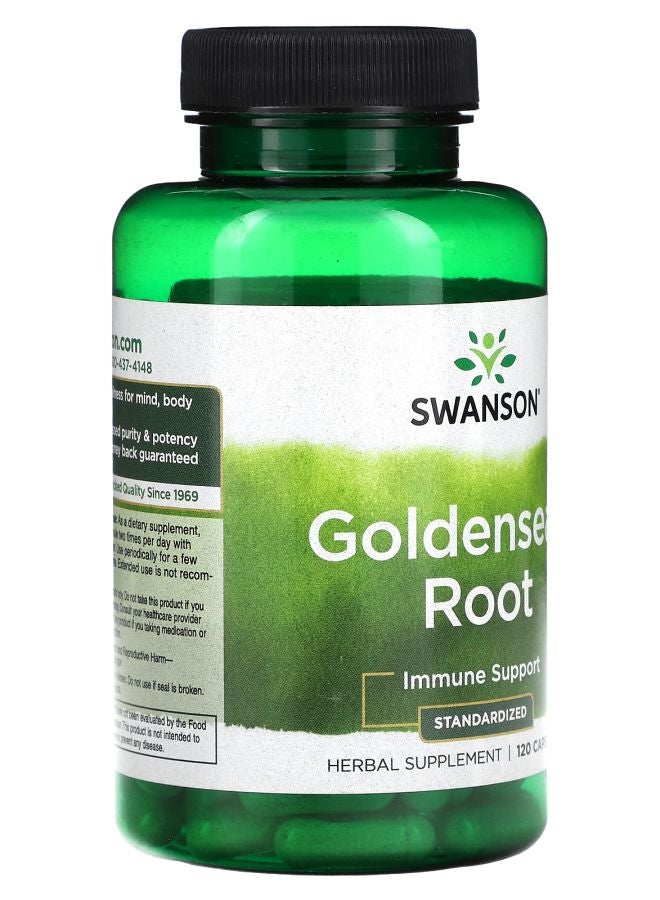 SWANSON Goldenseal Root 120 Capsules - Image 2