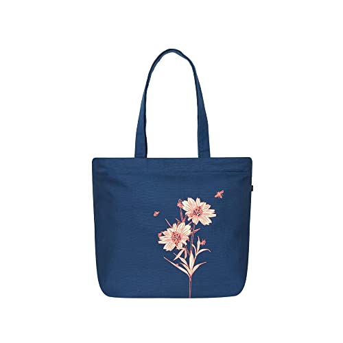 EcoRight Eco Right Large Canvas Tote Bag for Women, Tote Handbags for Women with Zipper & Inner Pocket for College, Shopping, Office - Image 1