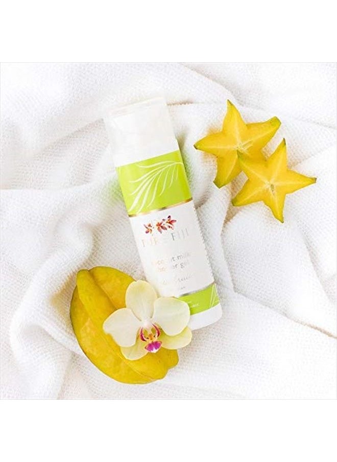Coconut Shower Gel,Body Wash Gel - Natural Body Wash - Body& Hair Shower Gel for Men, Women and Baby, Starfruit, 8.5 oz