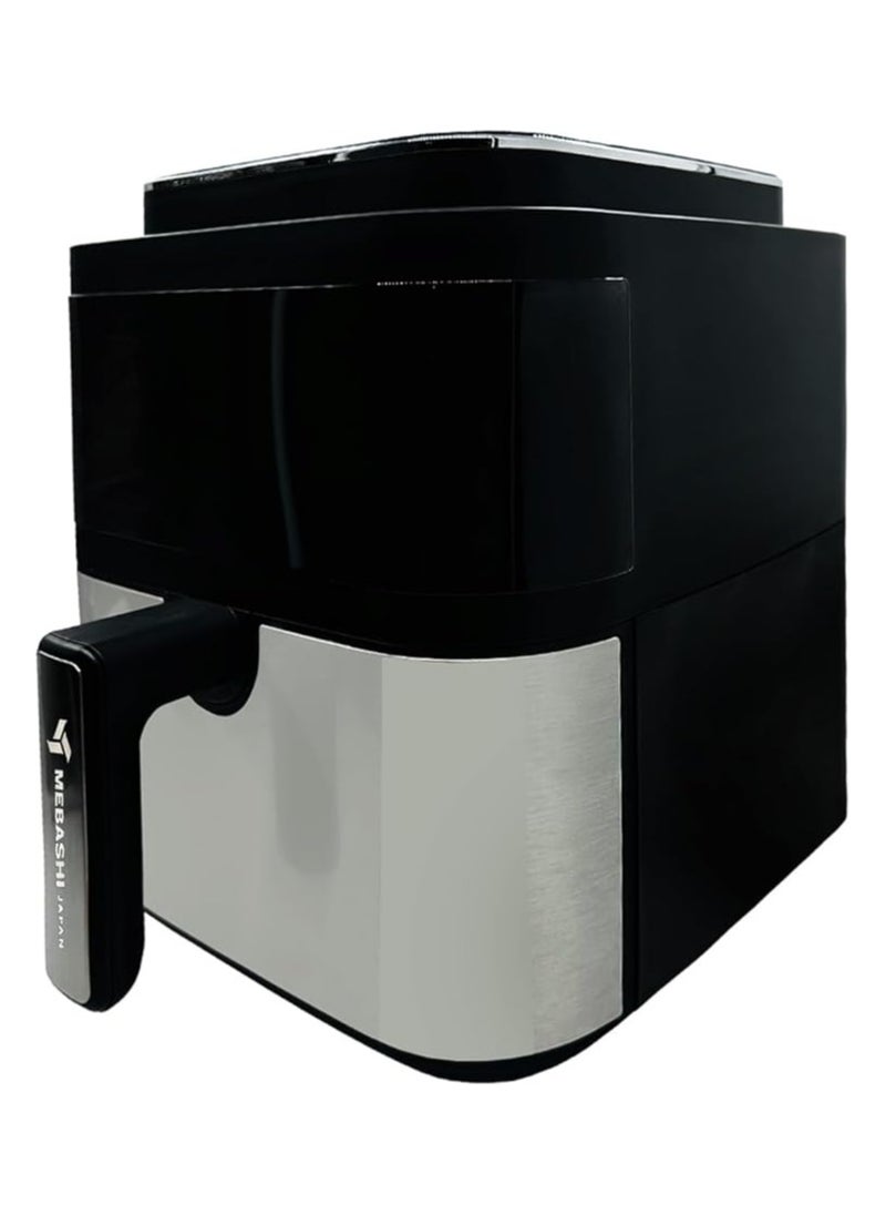 Mebashi - MEBASHI 6L Air Fryer with Touch Screen, Infrared Heating, 12 Pre-Set Programs (ME-AF972)(1400W) - Image 1
