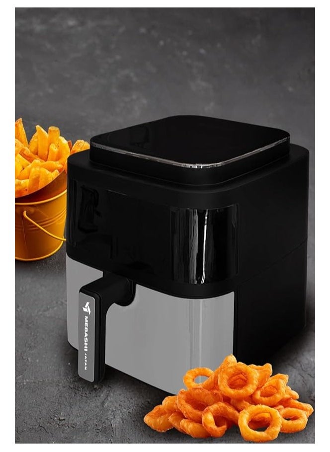 Mebashi - MEBASHI 6L Air Fryer with Touch Screen, Infrared Heating, 12 Pre-Set Programs (ME-AF972)(1400W) - Image 1
