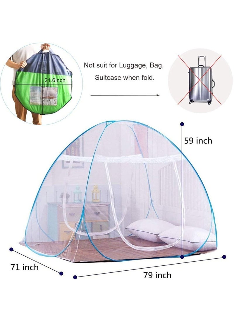 Generic - Classic 180 X 200 Cm Foldable Mosquito Net For Double Bed/Polyester - Image 1