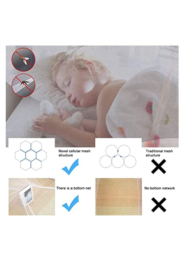 Generic - Classic 180 X 200 Cm Foldable Mosquito Net For Double Bed/Polyester - Image 1