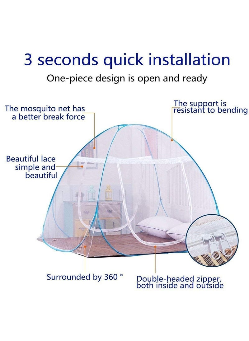Generic - Classic 180 X 200 Cm Foldable Mosquito Net For Double Bed/Polyester - Image 1