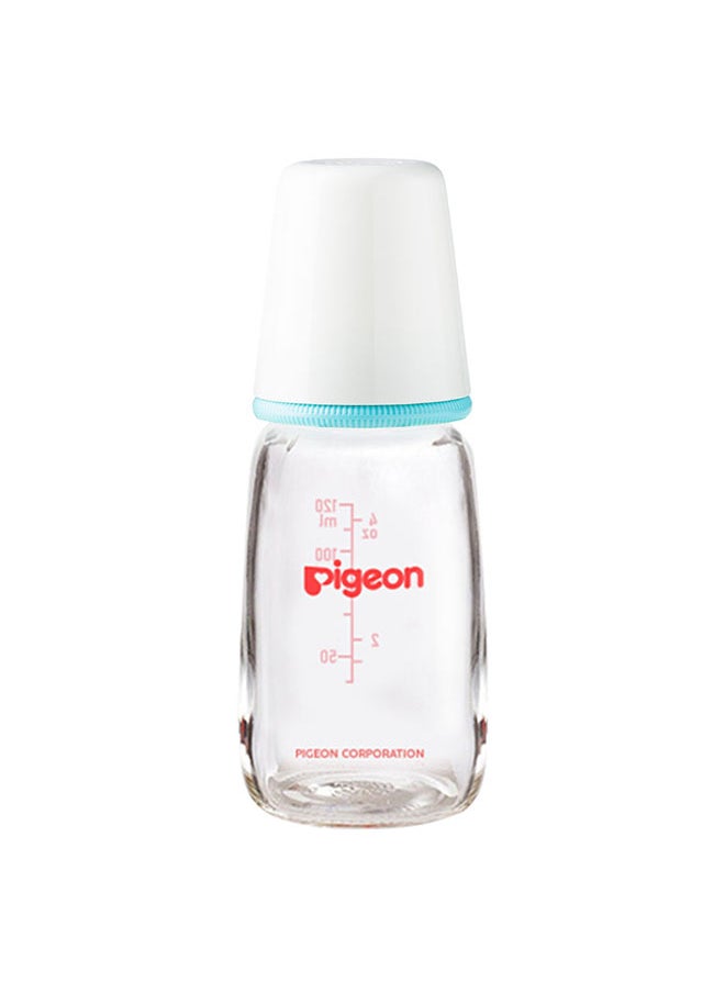 pigeon - رضاعة زجاجية K-4 120 مل - حلمات ذات رقبة رفيعة - Image 1