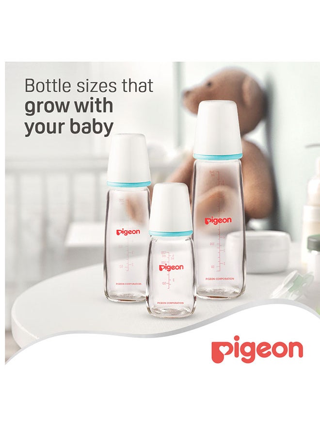 pigeon - رضاعة زجاجية K-4 120 مل - حلمات ذات رقبة رفيعة - Image 1